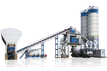 The entire operating process of concrete mixer