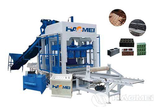 Configuration and advantages of solid block molding machine