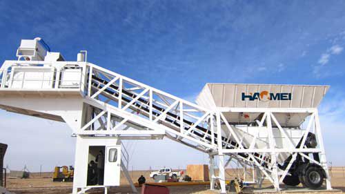 Installation of portable concrete mixing plant factors to pay attention to several aspects