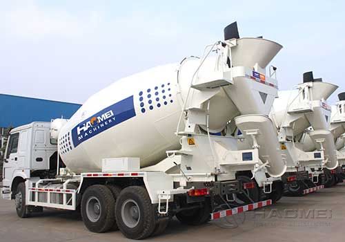 Concrete mixer trucks are designed to work in-transit