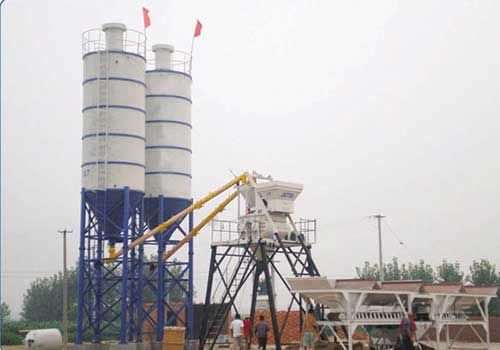 Commodity concrete mixing plant and engineering concrete mixing plant