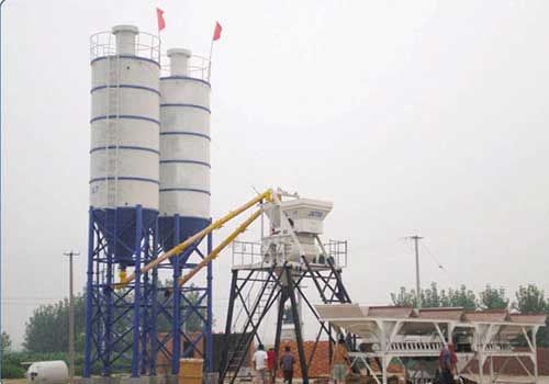 Commodity concrete mixing plant and engineering concrete mixing plant