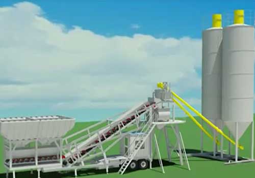Installation of Mobile Concrete Batching Plant