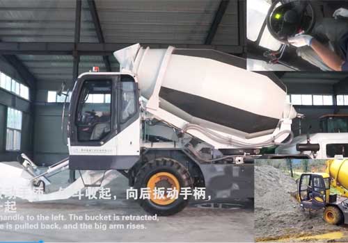 Self Loading Concrete Mixer Truck Video