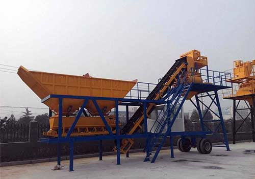 YHZS75 Mobile Concrete Batching Plant