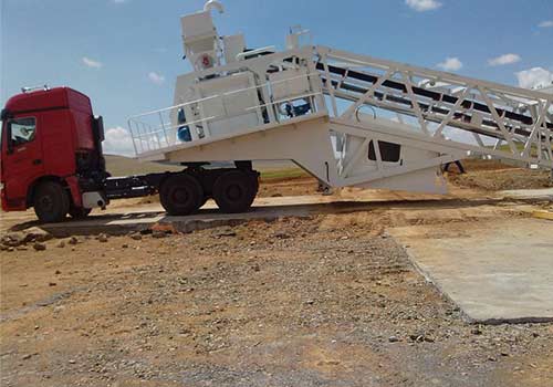 YHZS25 Mobile Concrete Batching Plant