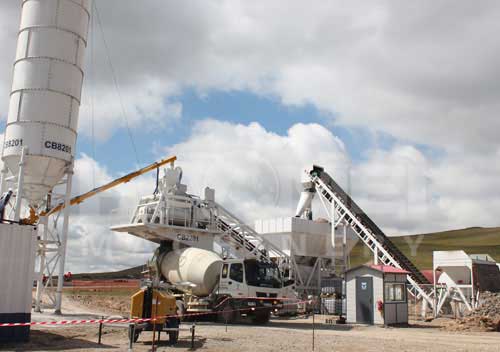 YHZS60 Mobile Concrete Batching Plant