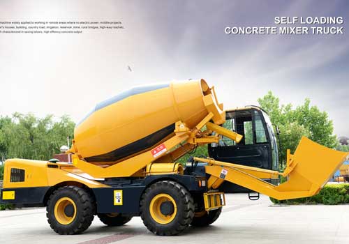 Self Loading Concrete Mixer Truck For 2.0 CUM