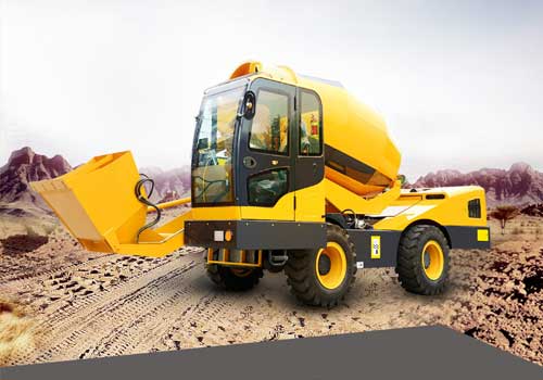 Self Loading Concrete Mixer Truck For 2.0 CUM