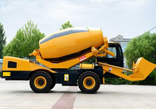 Self Loading Concrete Mixer Truck