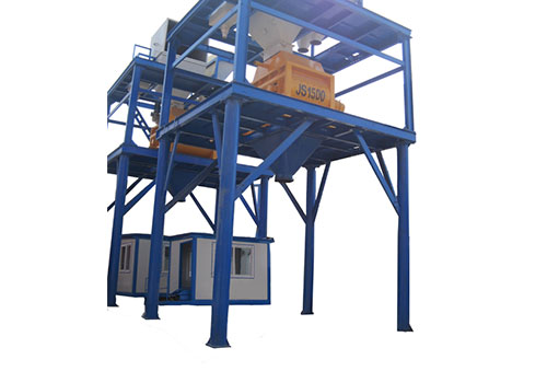 Manufactured Diesel Concrete Mixer with 15HP Diesel Engine