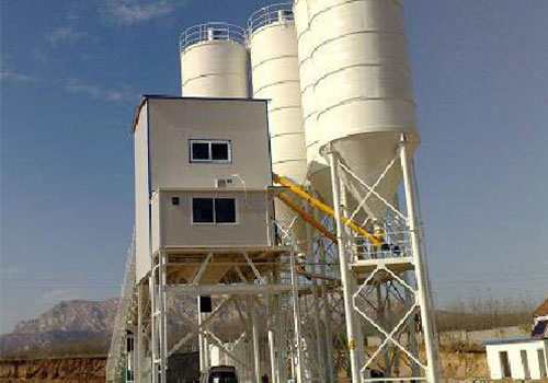 High Efficiency Hopper Type Fixed Concrete Batching Plant