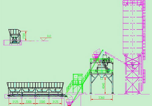 Precast Concrete Batching Plant 2 Cubic Meters for Concrete Making Construction