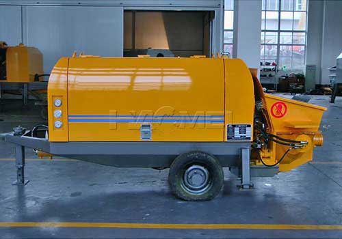 Volumetric concrete mixer boom pump machine