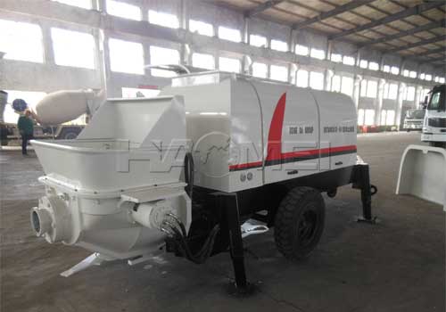 Tractor trailer concrete mixer small batch concrete machine