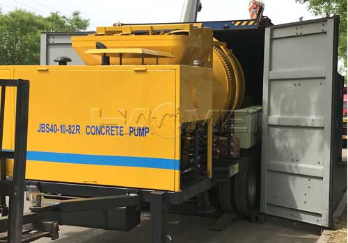 Owning a concrete machine mobile concrete pump