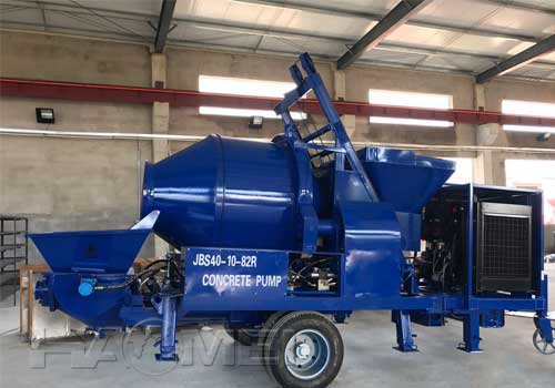 Three point hitch cement mixer line pump