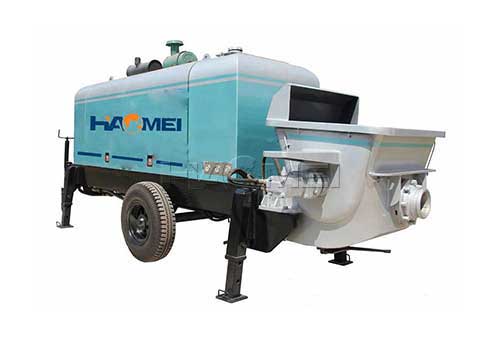 15m3 h diesel engine Construction concrete delivery machine